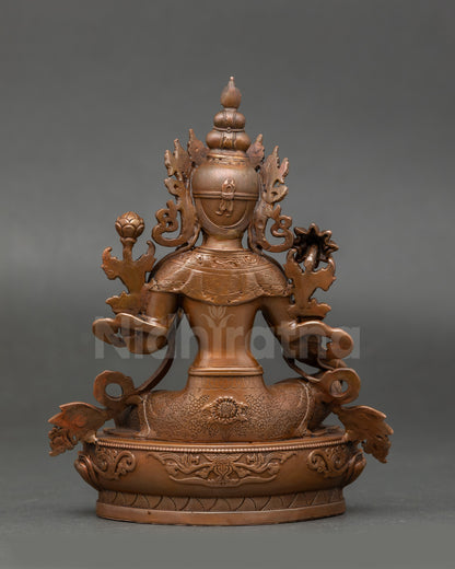 Green Tara Statue