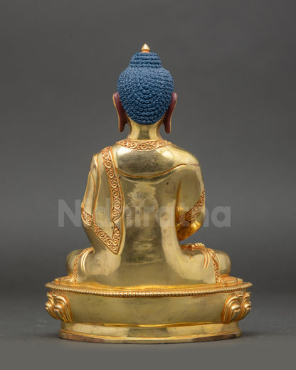 Amitabha Buddha Figurine | Spiritual Nepalese Buddhist Sculpture