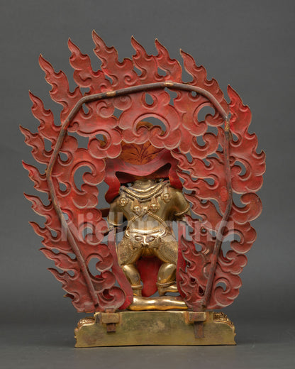 Sakya Mahakala Statue | Nepalese Spiritual Decor