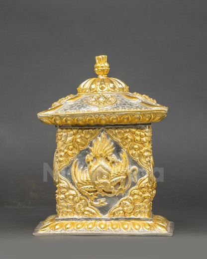 Buddhist Treasure Box for Sacred Ornaments and Jewelry