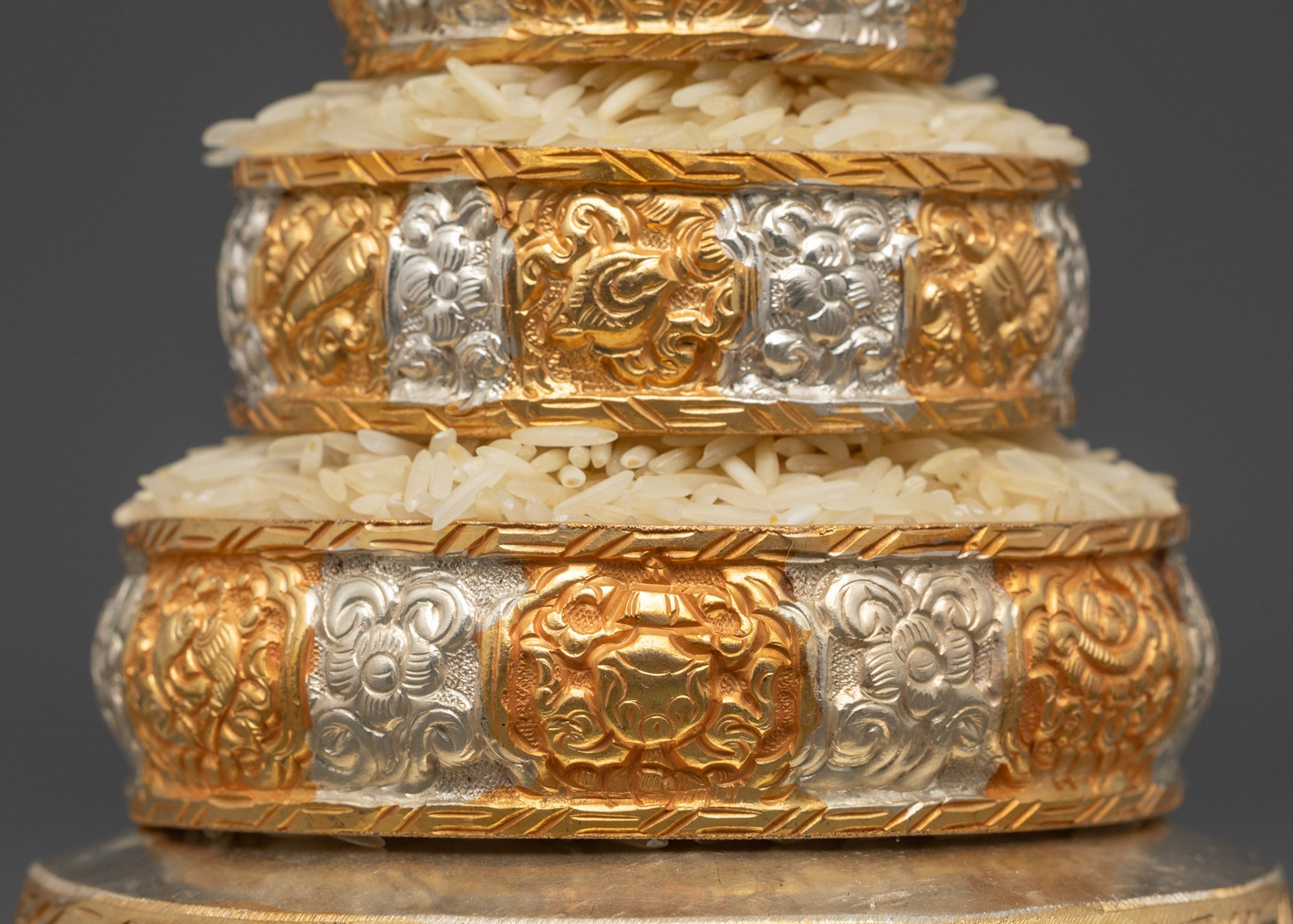 Handcrafted Tibetan Mandala Offering Set | Ritual Mandala for Prosperity