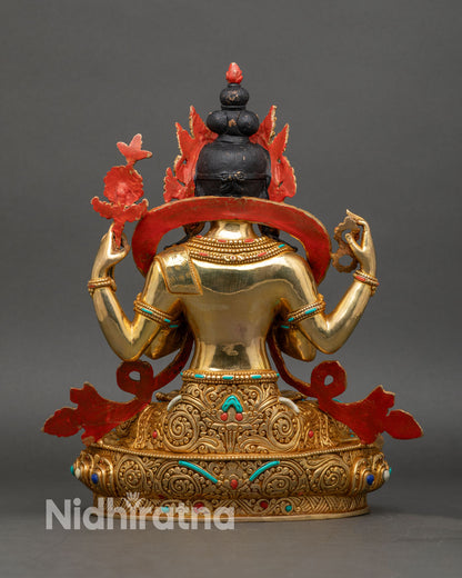 Chenrezig Statue | Handcrafted Tibetan Artwork
