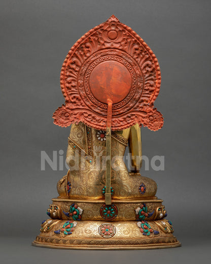 Buddha Shakyamuni Statue | Buddhist Meditation Art from Nepal