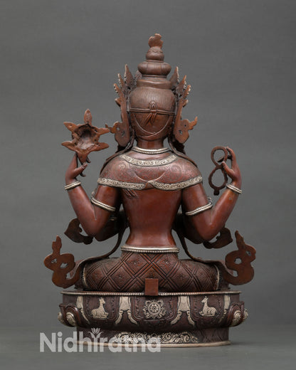 Chenrezig Statue | Nepalese Bodhisattva of Compassion