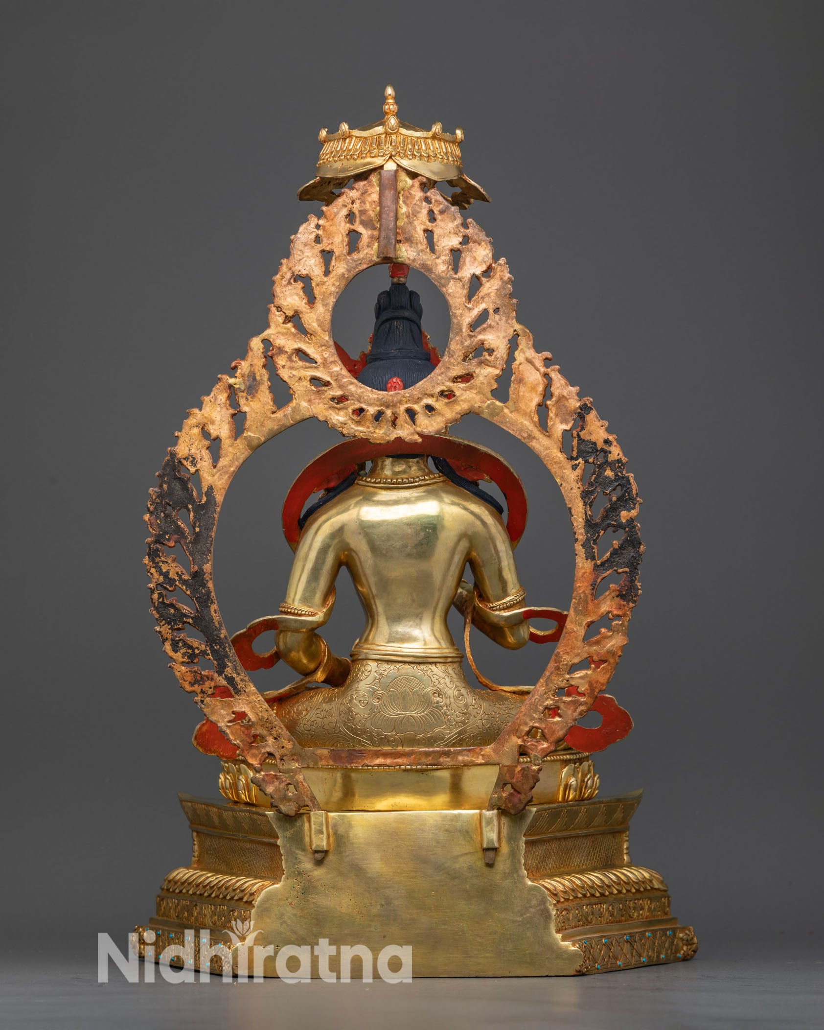 Vajrasattva in a Throne: Exquisite Symbol of Purification