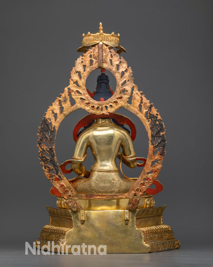 Vajrasattva in a Throne: Exquisite Symbol of Purification