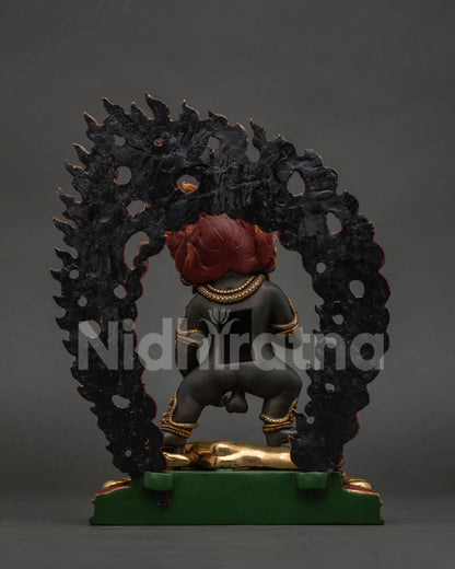 Black Dzambhala Statue
