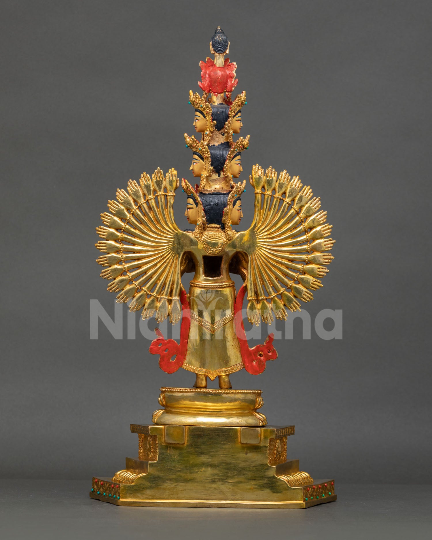 1000 Armed Chenrezig Statue | Handmade Tibetan Art