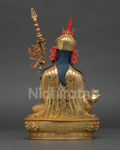 Handcrafted Guru Rinpoche Copper Statue | The Precious Master