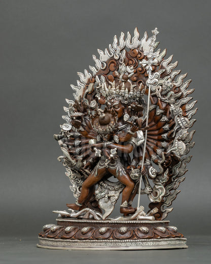 Sacred Kalachakra with Consort Statue – Lord of Time and Cosmic Energy
