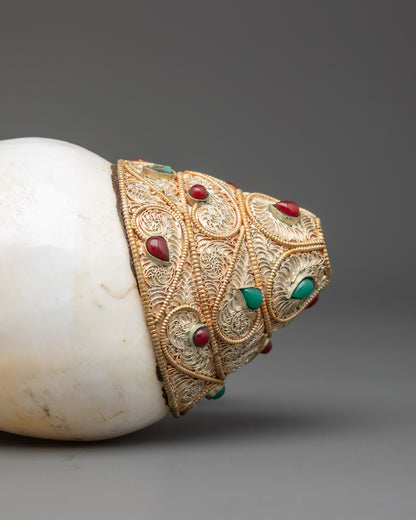 Authentic Conch Shell - Symbol of Buddha's Teachings
