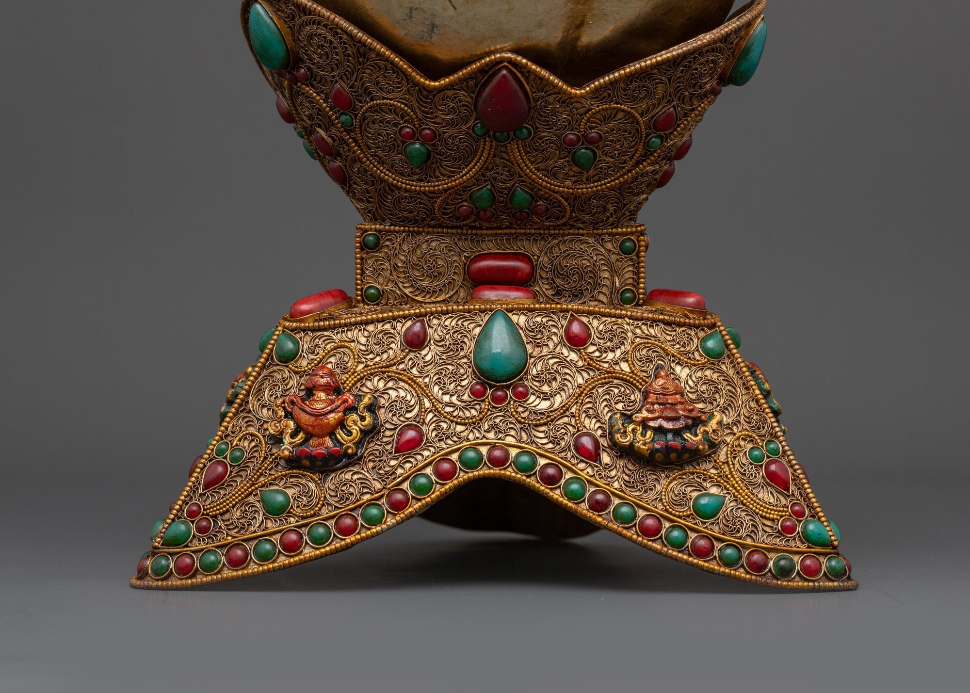 Kapala Skull Cup | Authentic Skull Offering Bowl from Nepal