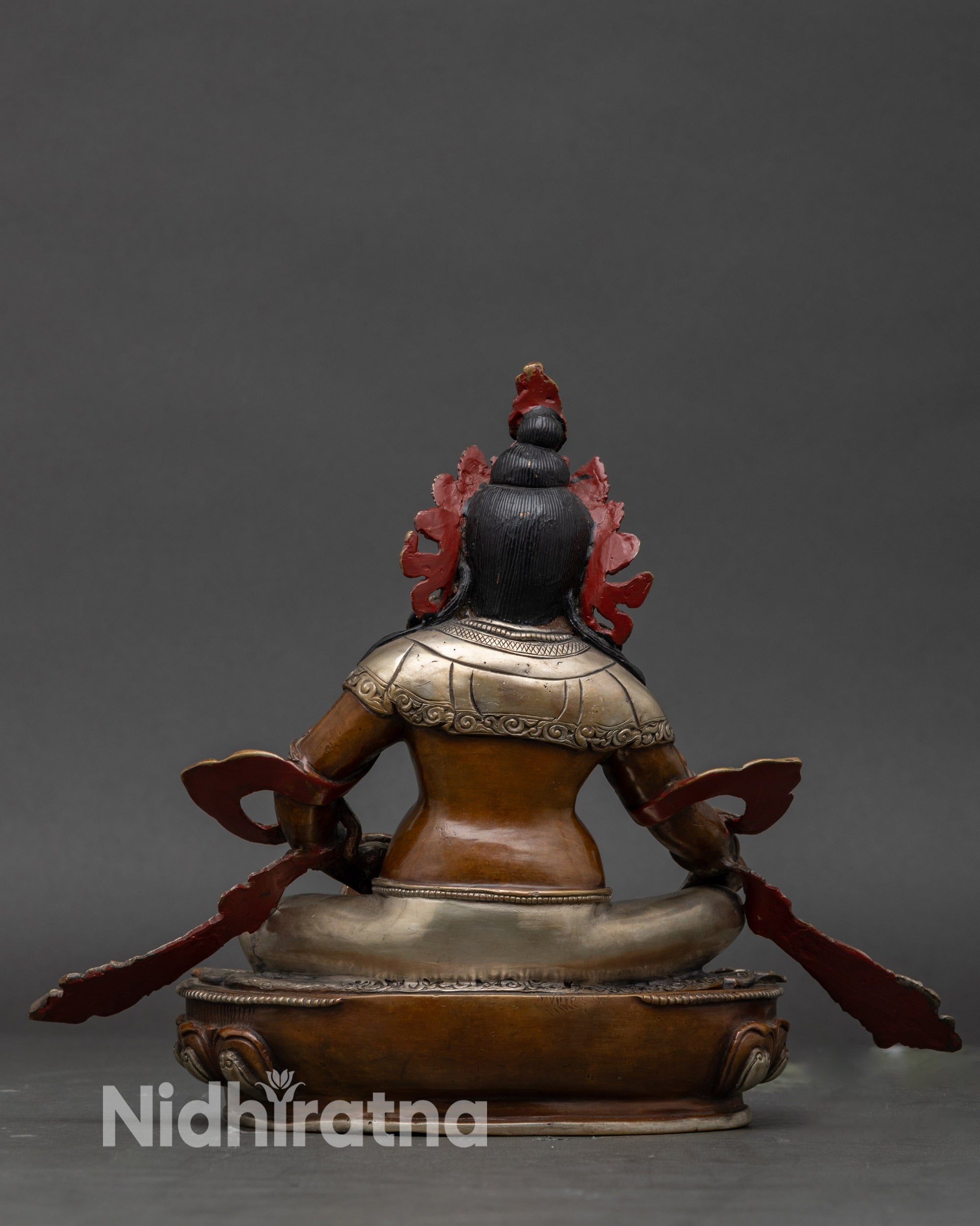 Nepalese Dzambhala Statue | Prosperity and Abundance Deity Sculpture