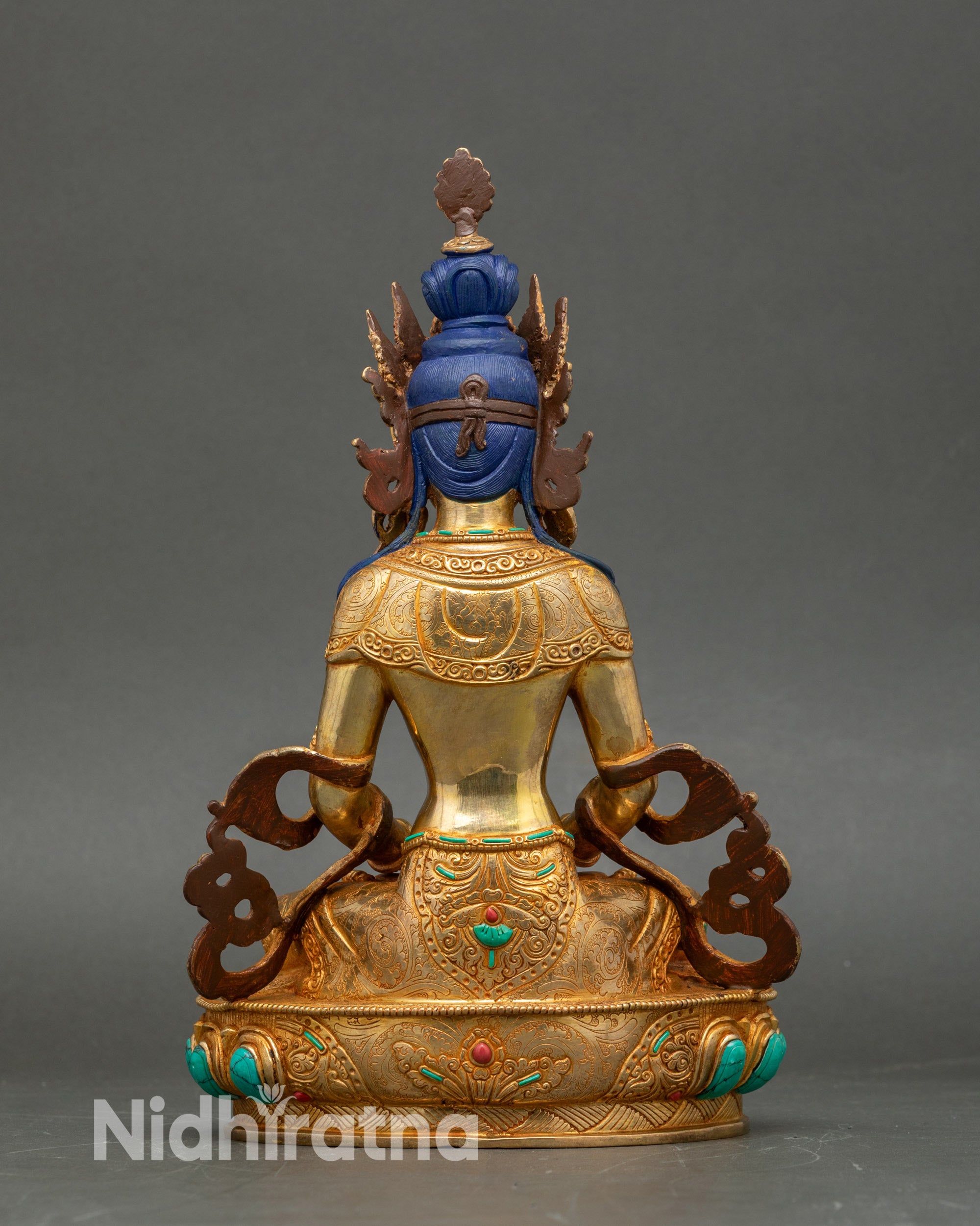 Handmade Amitayus Buddha Statue | Tibetan Long Life Deity