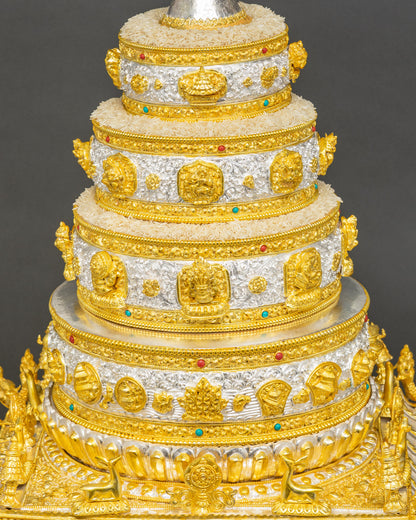 Mandala Offering Set | Handcrafted Himalayan Sacred Ritual Art