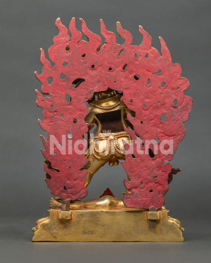 Black Dzambhala Statue | Buddhist Wealth Deity