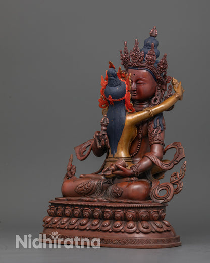 Purification and Unity with a Vajrasattva and Consort Statue