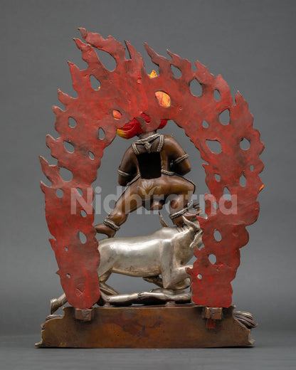 Wrathful Yamantaka Statue | Buddhist Protector Deity