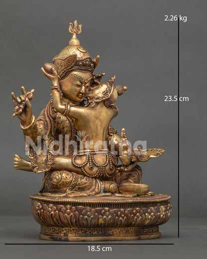 Guru Rinpoche With Consert Statue