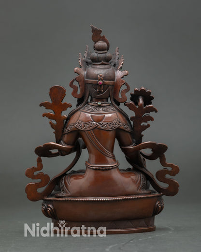 Three Long Life Deities Sculpture – Traditional Himalayan Art Set