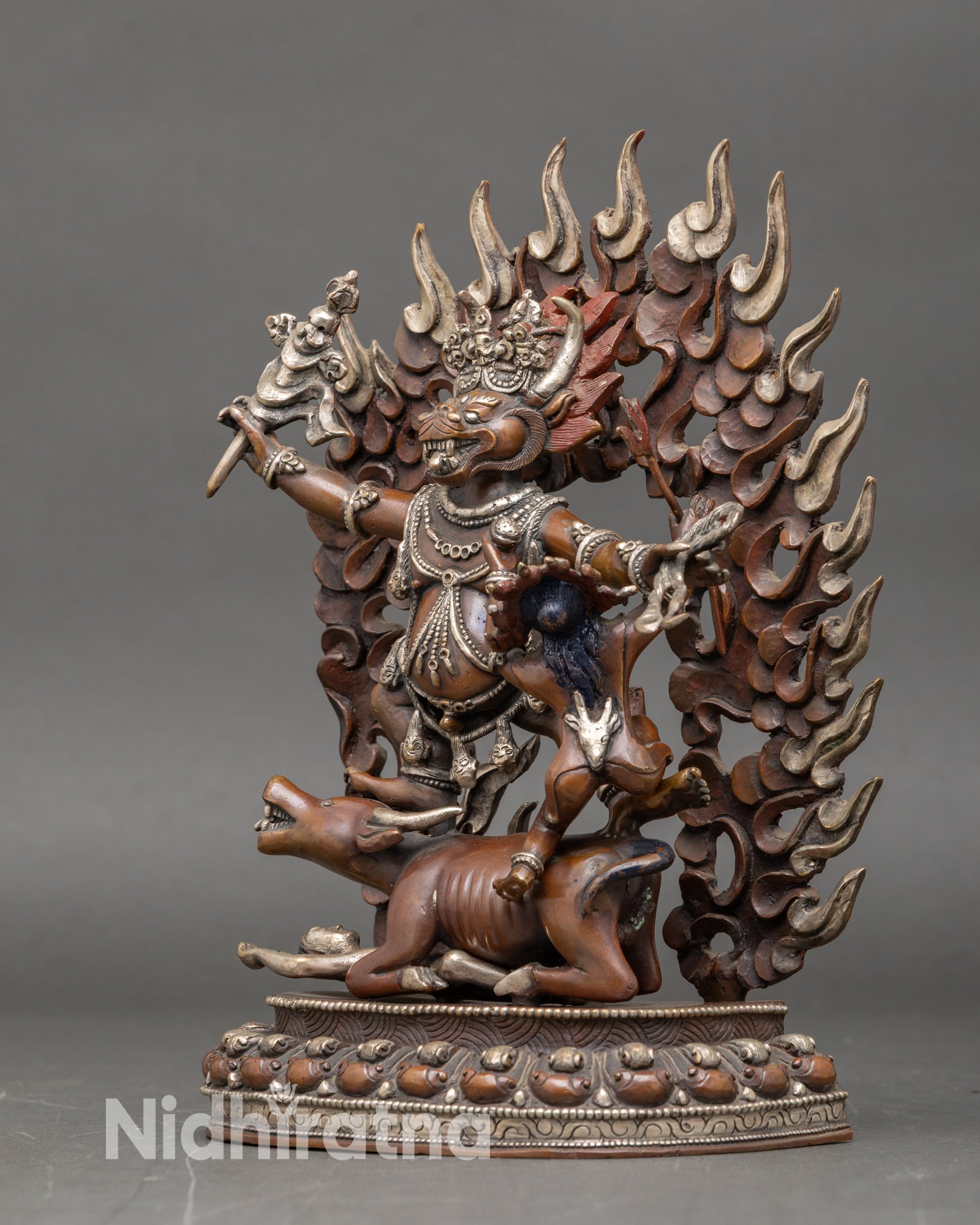 Handcrafted Yamantaka | Himalayan Sacred Sculpture