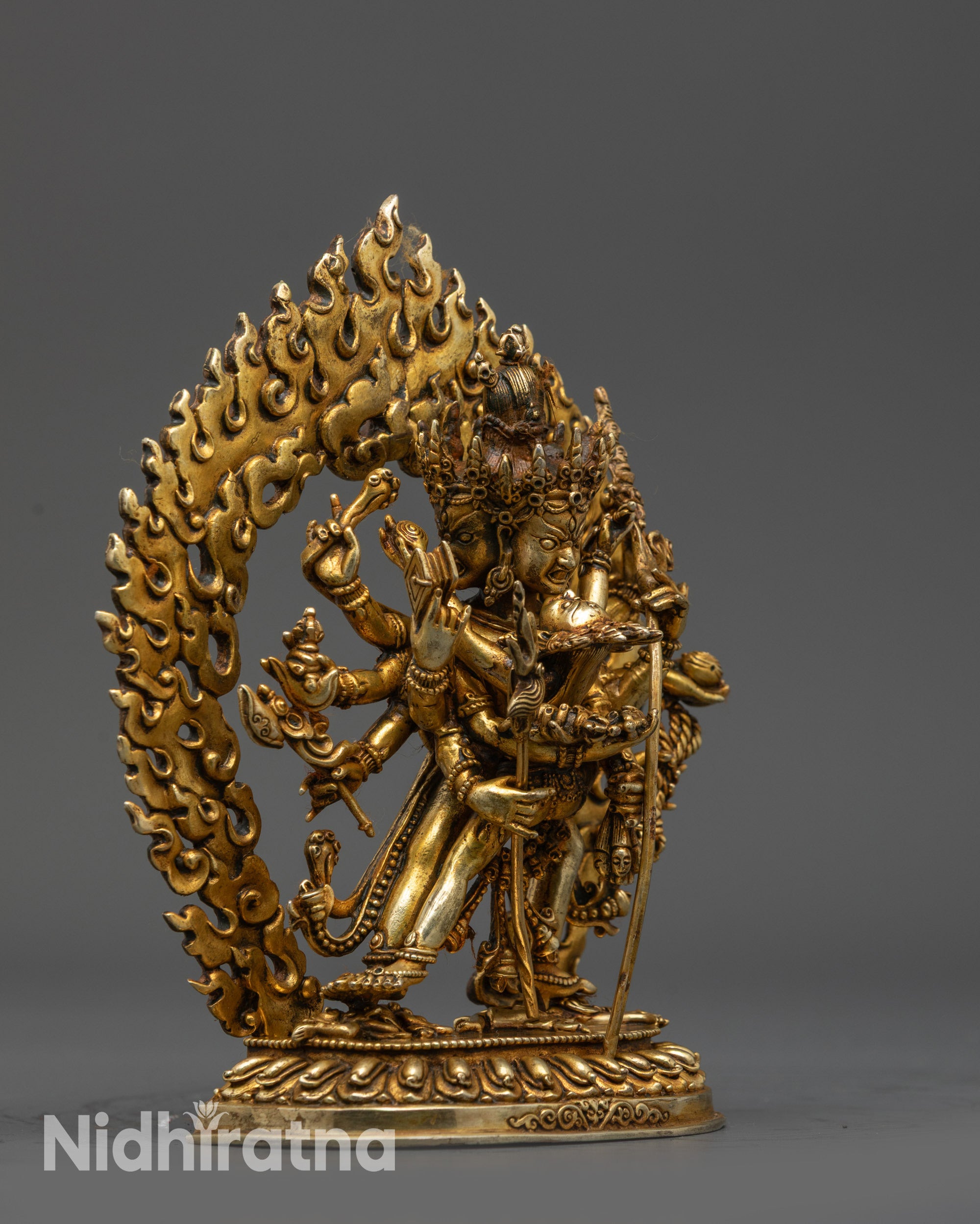 Exquisite Chakrasamvara Statue | Nepalese Artisan-Crafted Tantra Deity