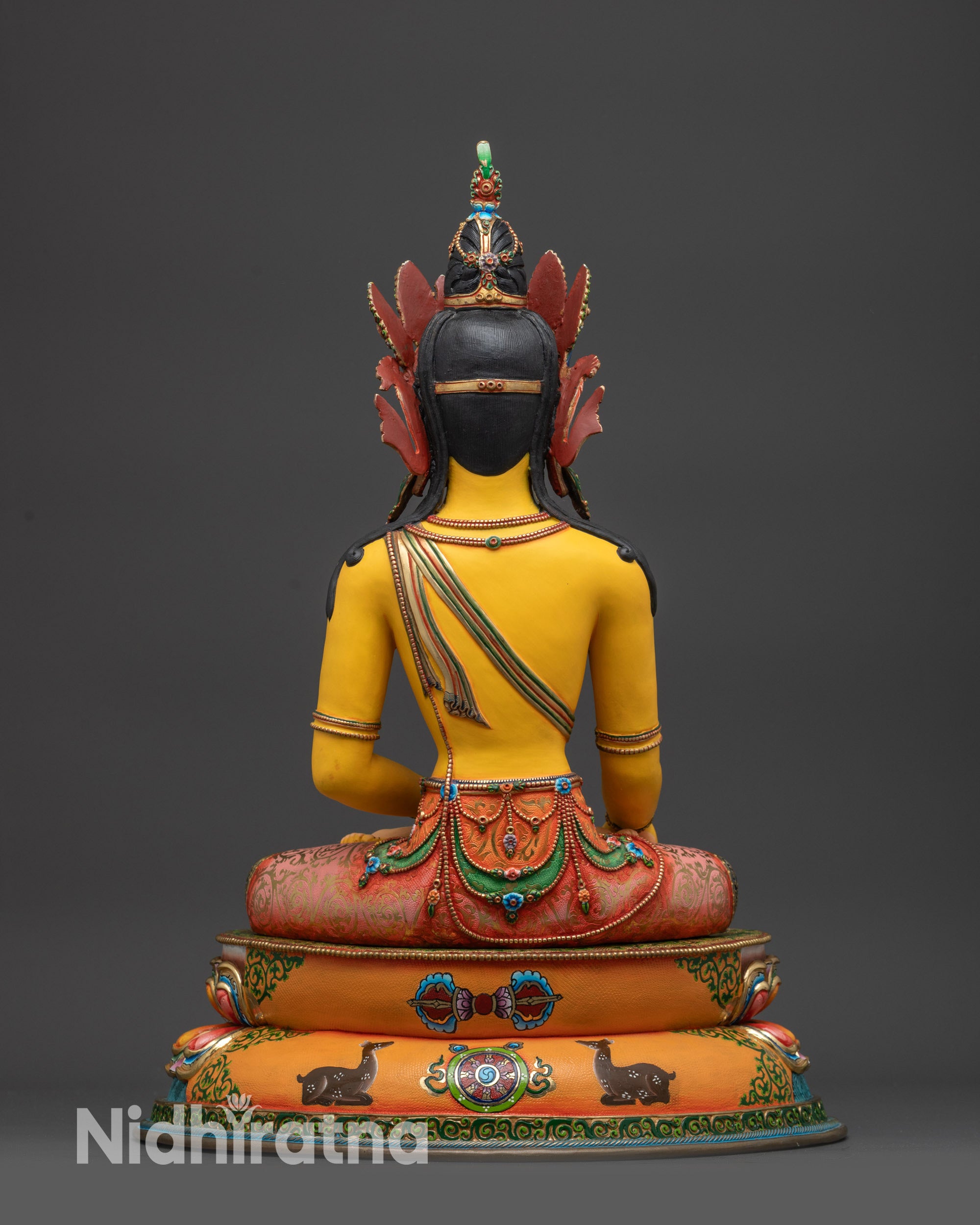 Buddha Mitrugpa Statue for Meditation | Handcrafted Buddhist Sculpture