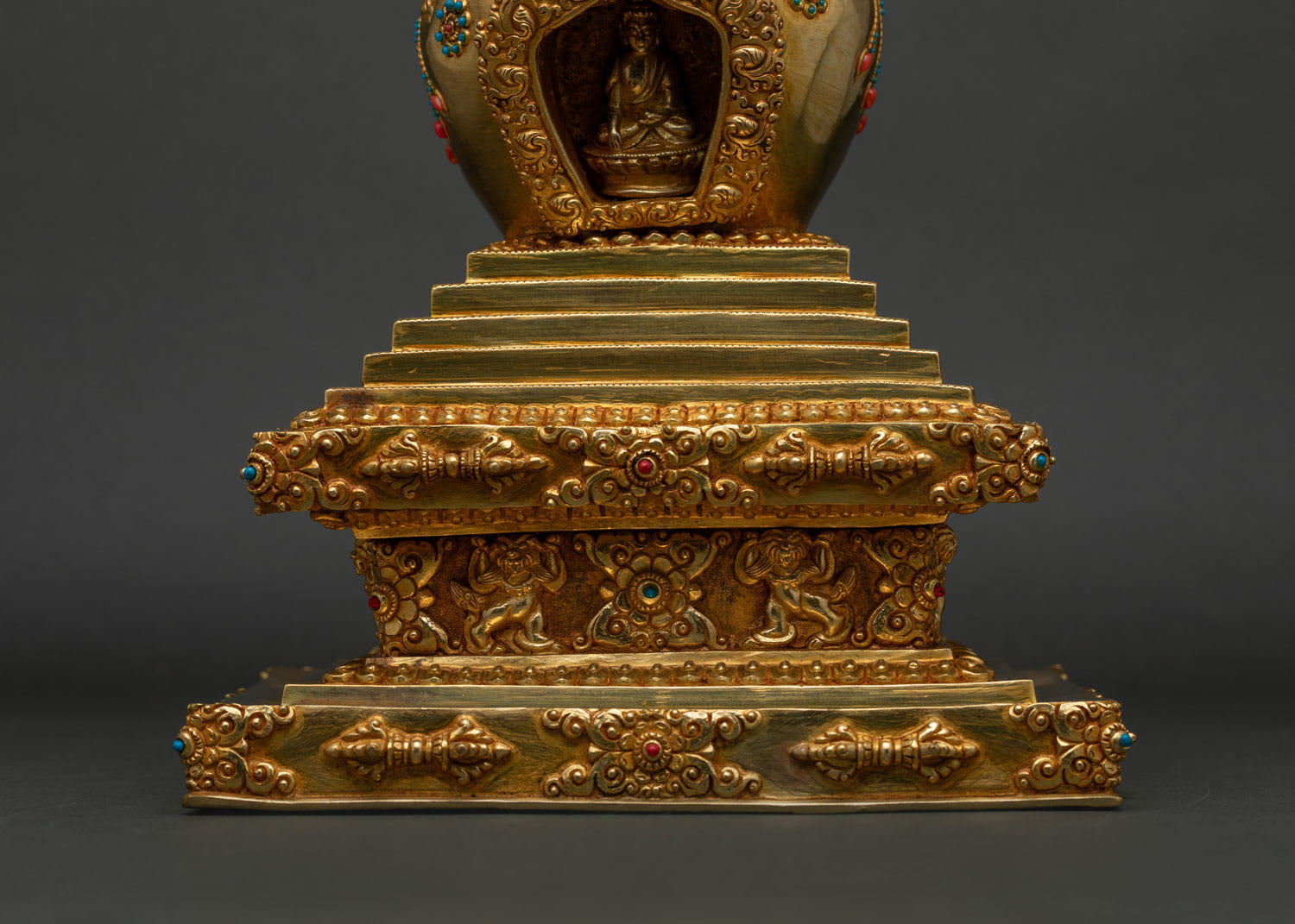 Shakyamuni Buddha Stupa | Spiritual Meditation Decor