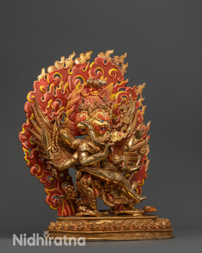Handcrafted Hayagriva Statue | Wrathful Deity for Protection & Wisdom