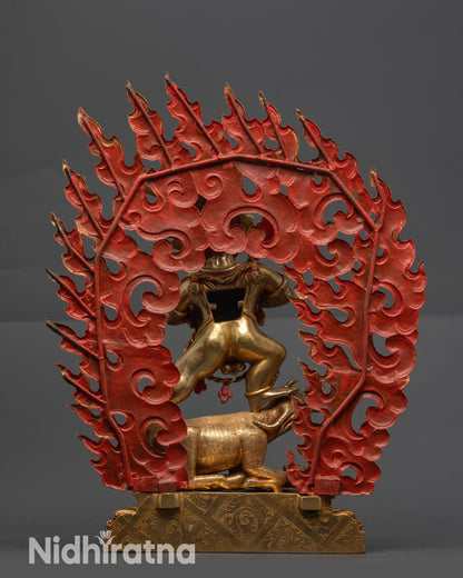 Sacred Yamantaka Sculpture | Yidam Deity for Meditation