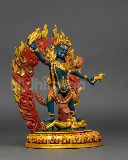 Powerful Vajrayana Buddhist Statue Set for Protection