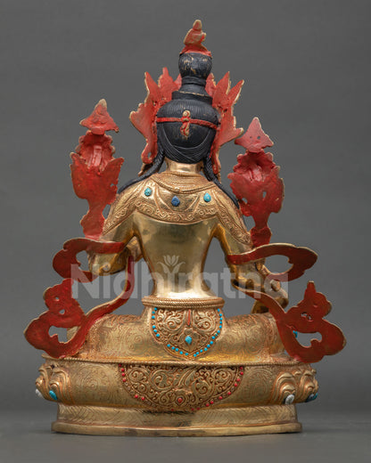 Green Tara Statue
