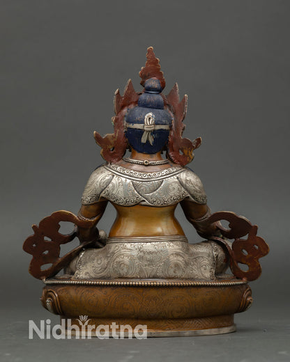 Dzambhala Statue | Tibetan Wealth God Statue for Abundance