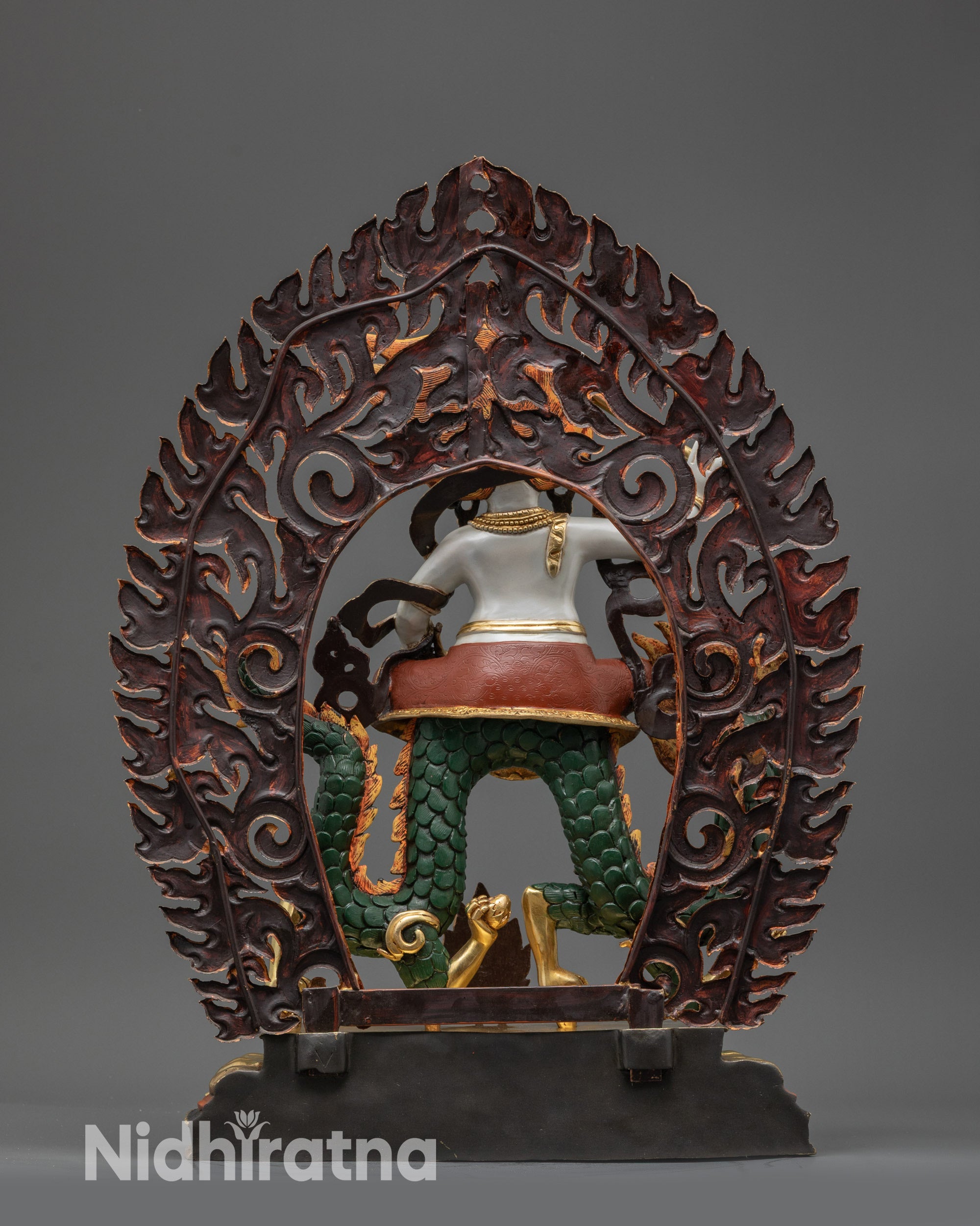 White Dzambhala Statue