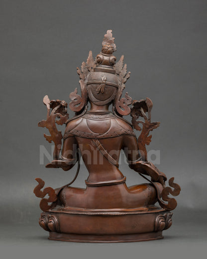 Green Tara Statue
