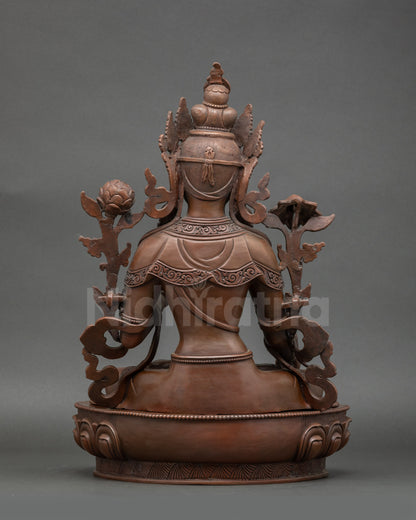 Elegant Tibetan White Tara for Spiritual Protection