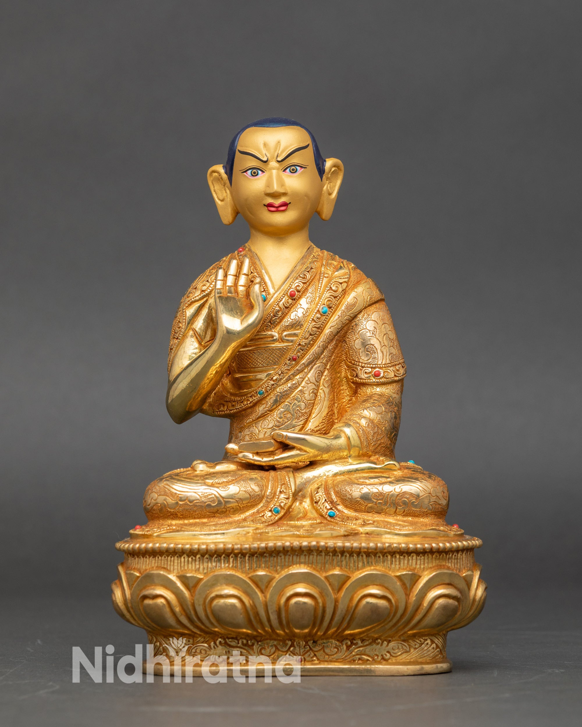 Tsongkhapa Worship Set | Traditional Nepalese Buddhist Craftsmanship