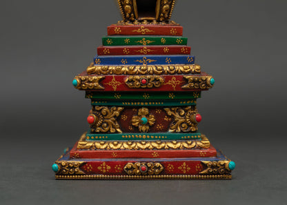 Traditional Stupa for Buddhist Meditation Spaces