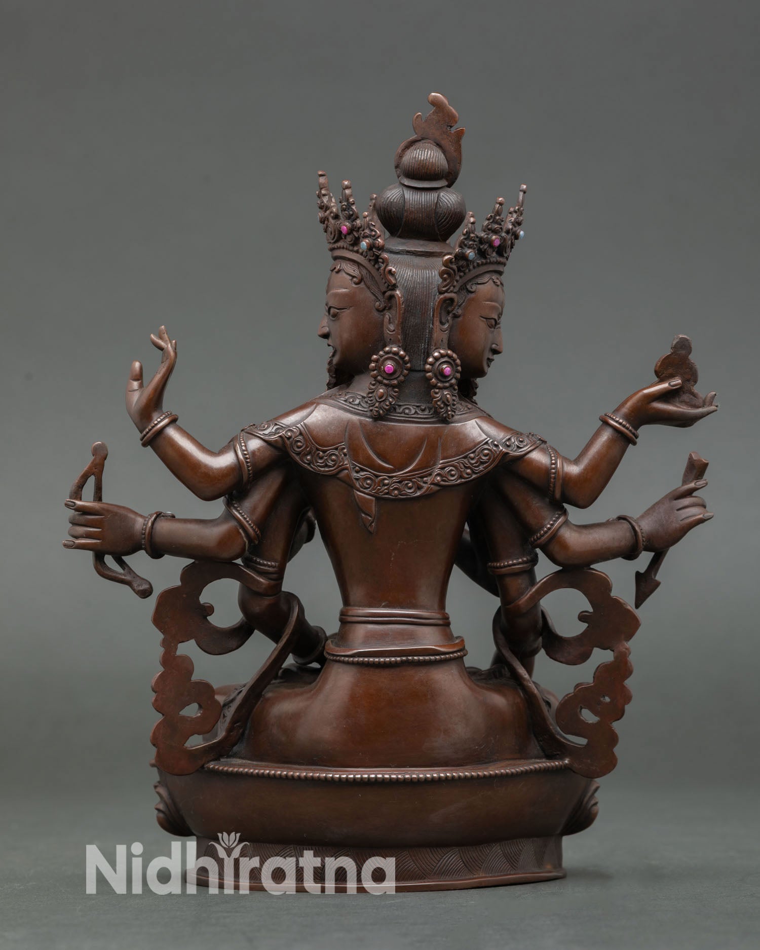 Three Long Life Deities Sculpture – Traditional Himalayan Art Set