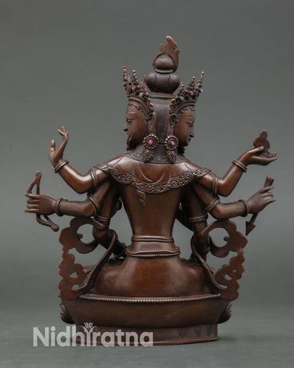 Three Long Life Deities Sculpture – Traditional Himalayan Art Set