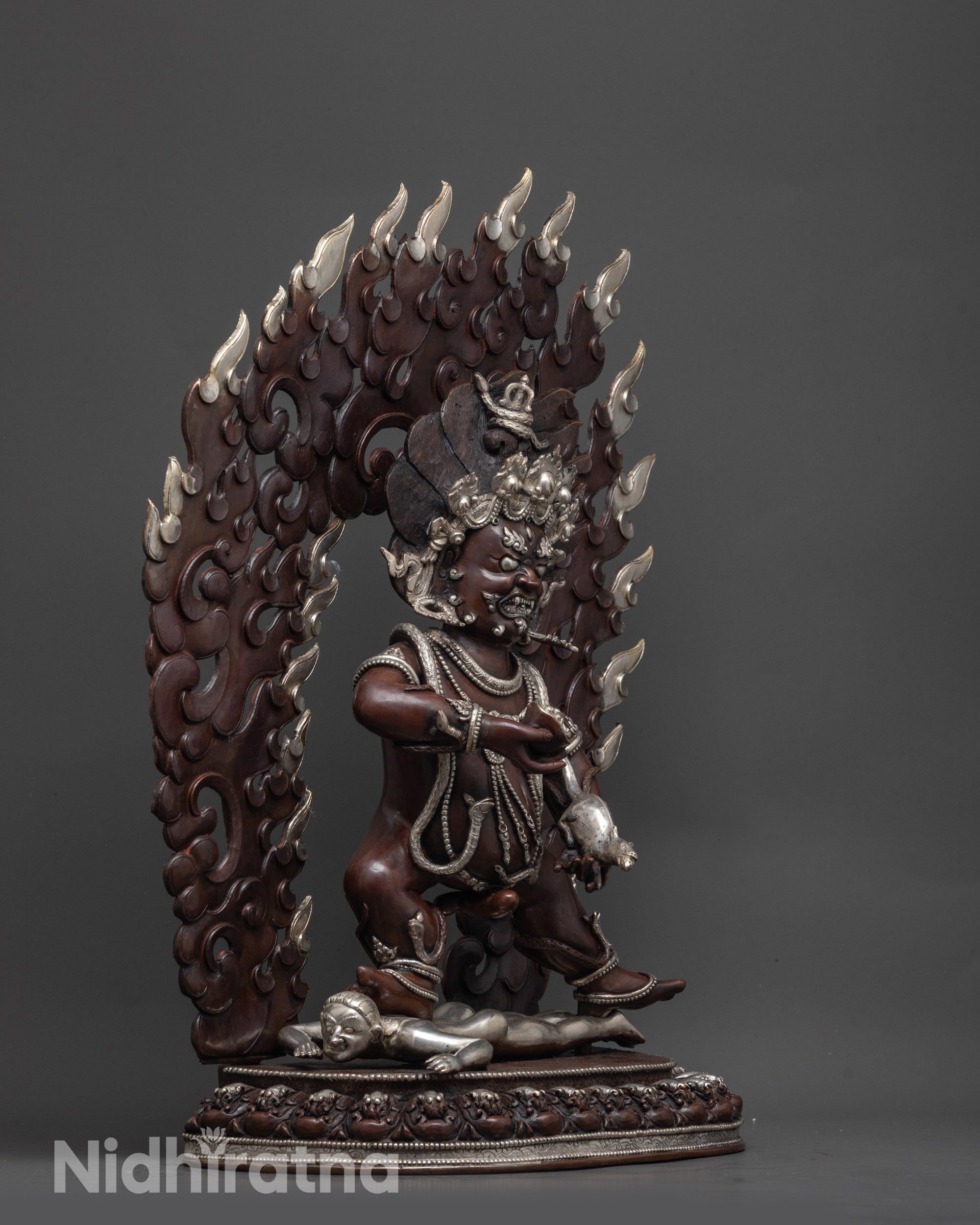 Black Dzambhala Statue