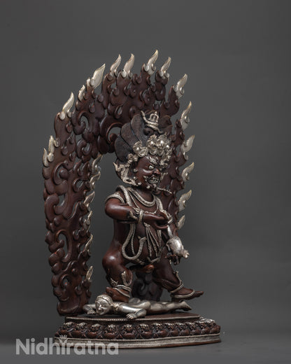 Black Dzambhala Statue