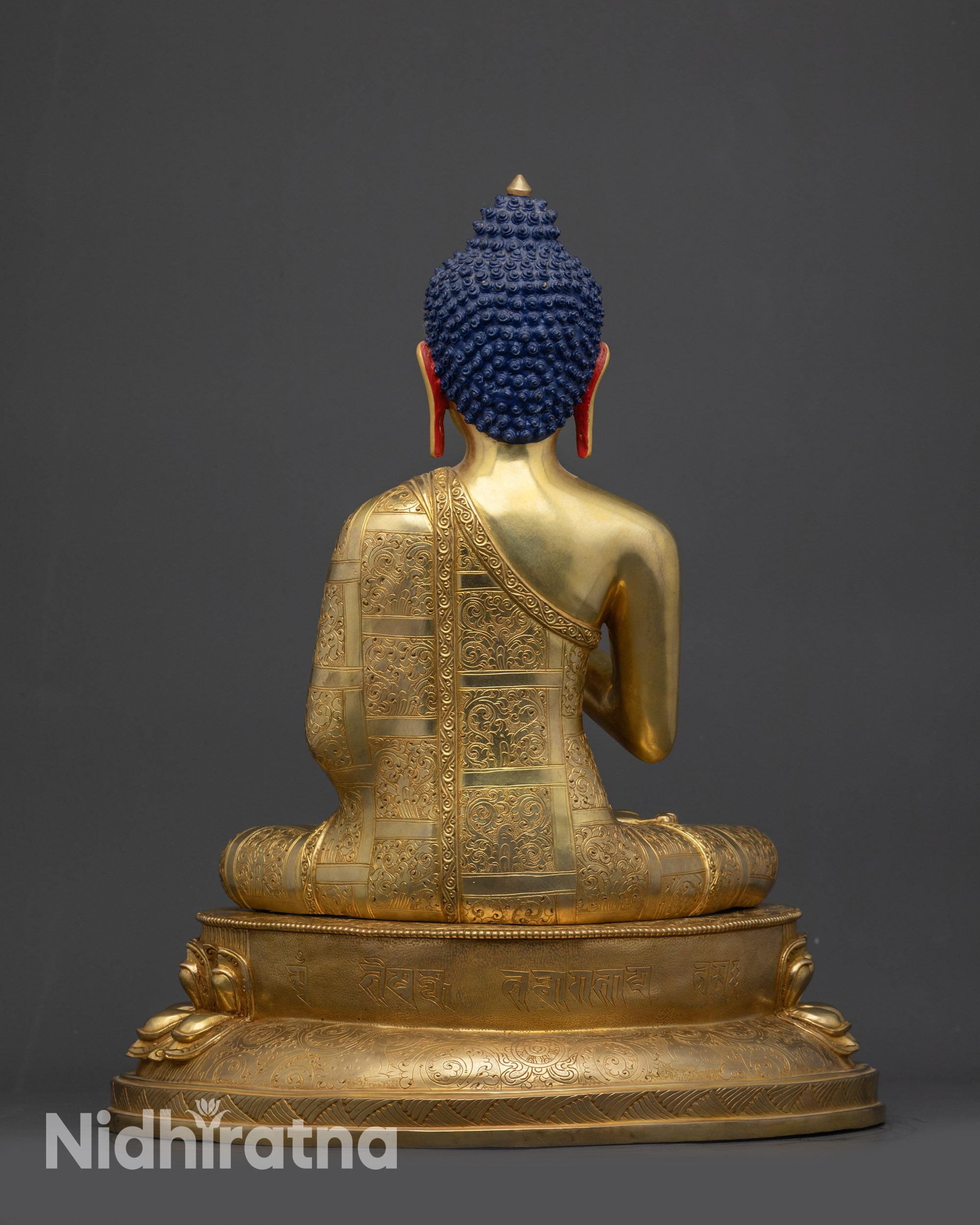 Amoghasiddhi Buddha Statue | Handcrafted Buddhist Sculpture from Nepal