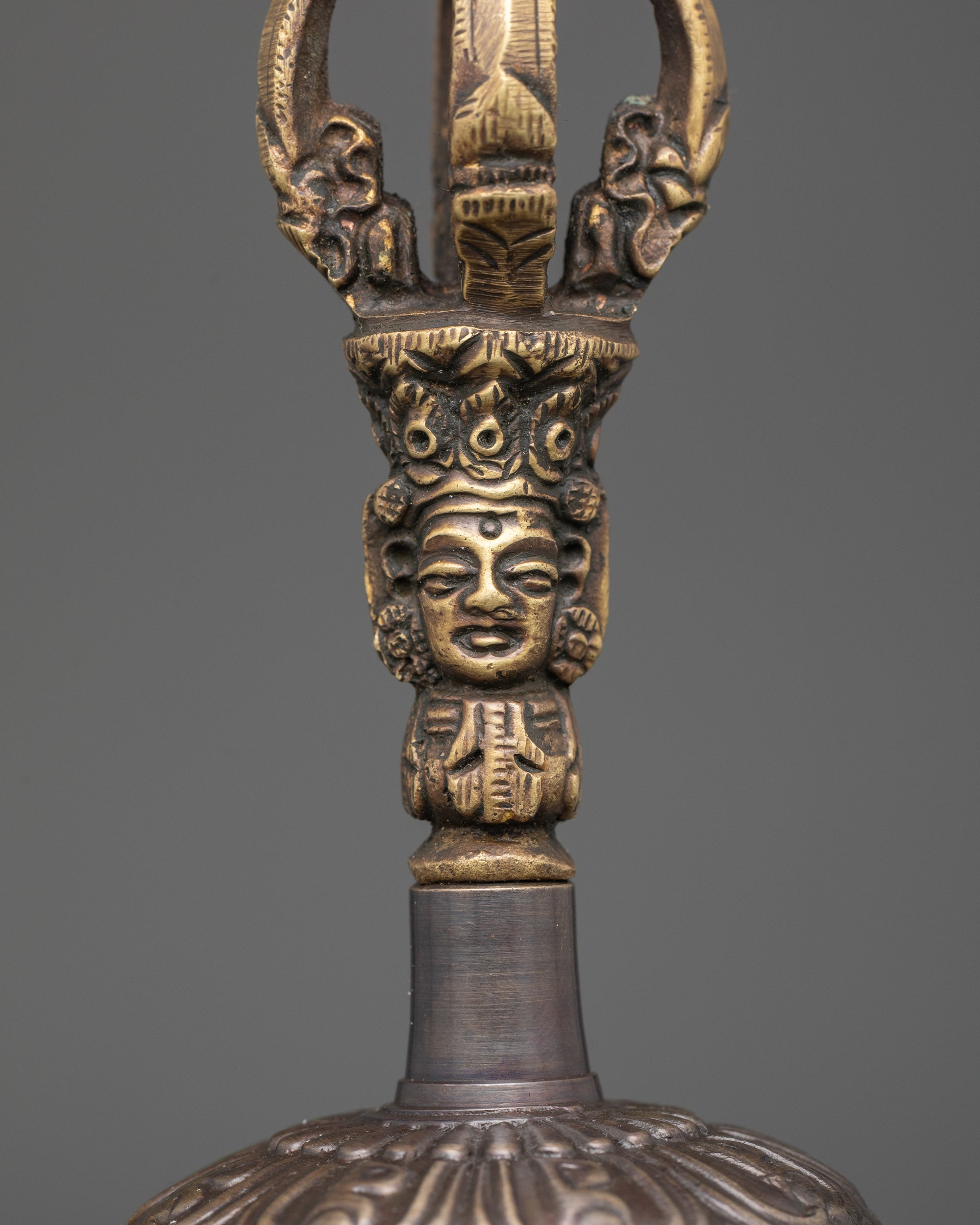 Tibetan Bell and Vajra Set | Handcrafted Ritual Tools for Meditation