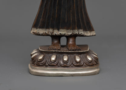 Shakyamuni Buddha with Disciples | Handcrafted Buddhist Statue