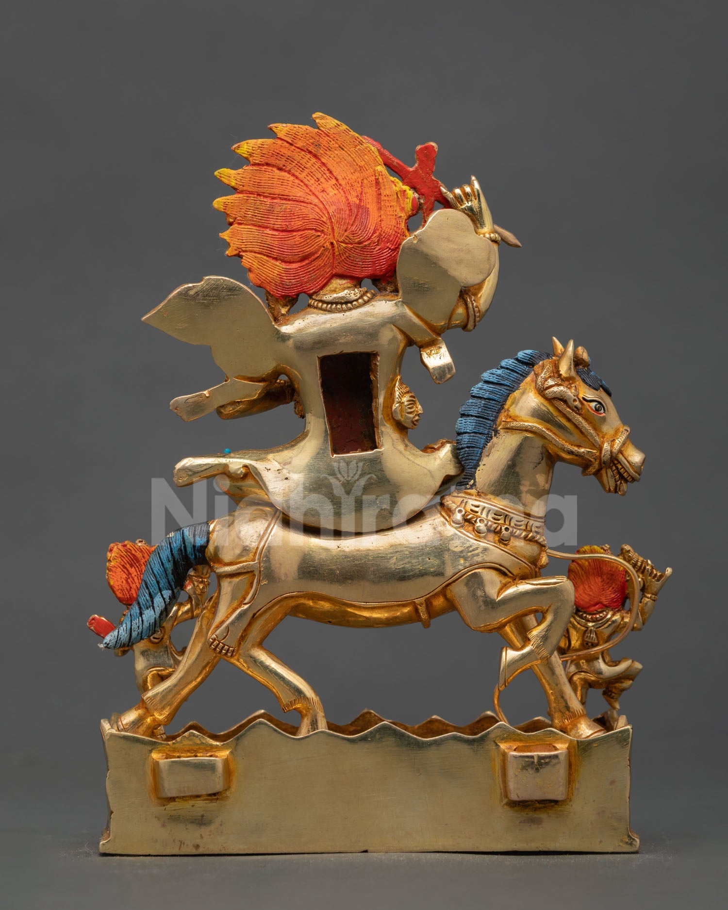 Handmade Palden Lhamo Copper Statue from Nepal