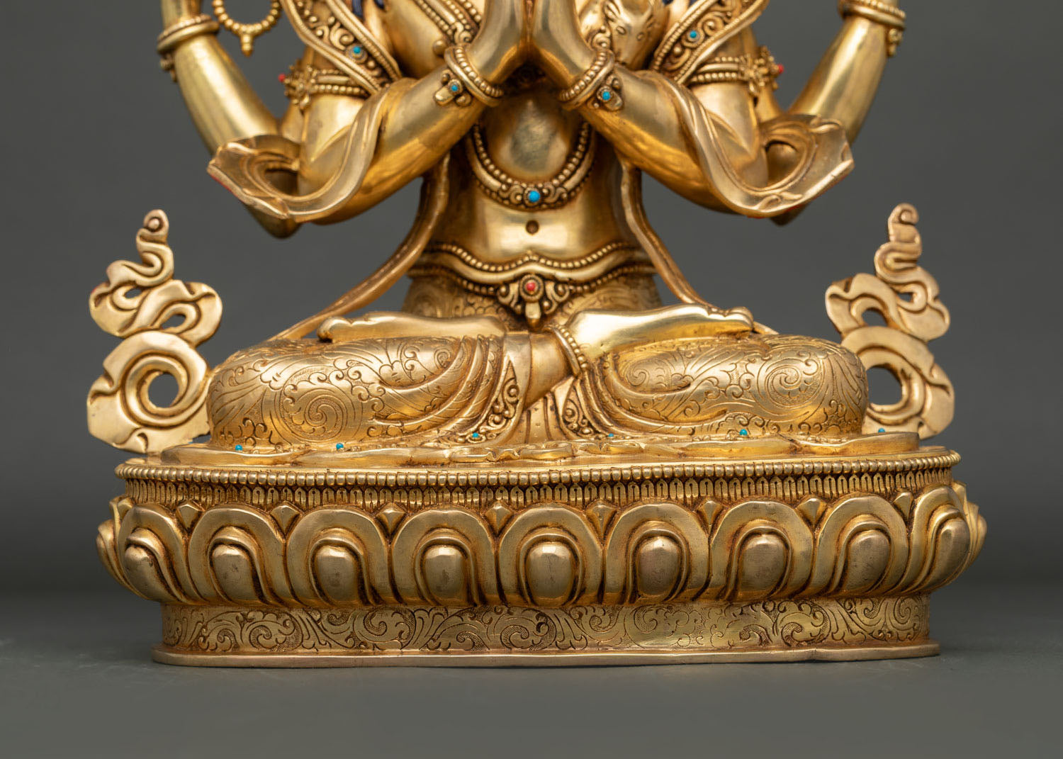 Handmade Chenrezig Statue -  Buddhist Home Altar Decor
