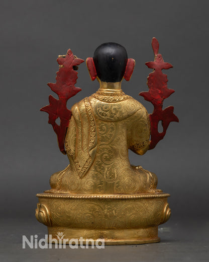 Tsongkhapa Statue Set with Two Disciples | Lost-Wax Craftsmanship