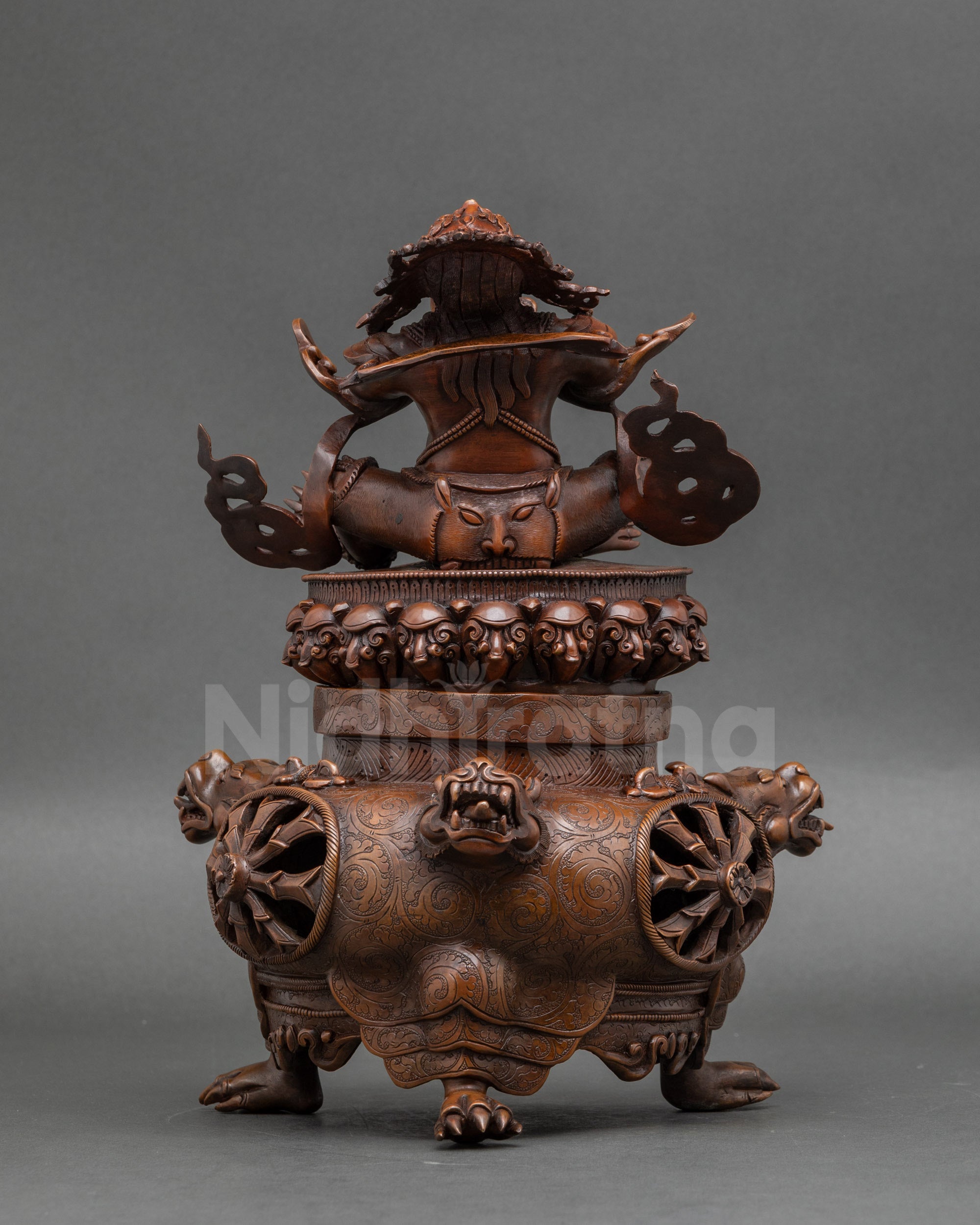 Vajradhaka Sculpture| Handmade Buddhist Incense Burner Statue