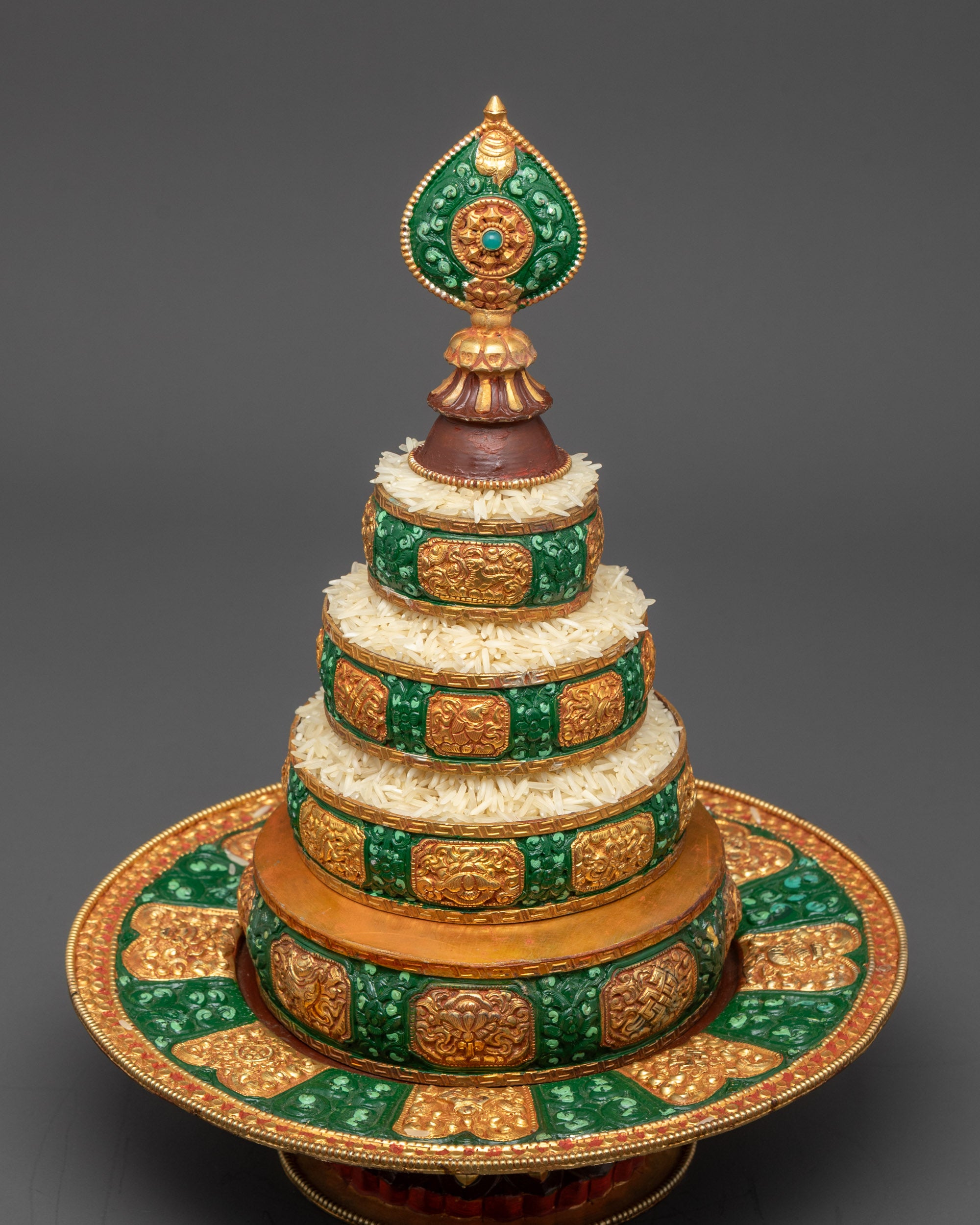 Exquisite 10" Mandala Set | Spiritual Altar Accessory for Meditation